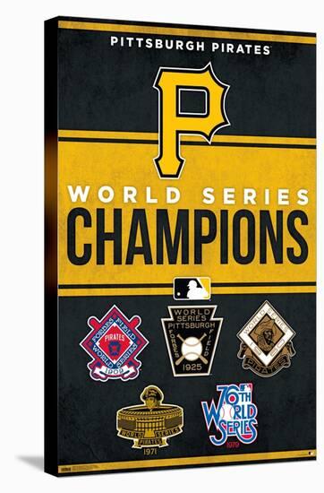 MLB Pittsburgh Pirates - Champions 23-Trends International-Stretched Canvas