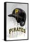 MLB Pittsburgh Pirates - Drip Helmet 22-Trends International-Framed Stretched Canvas