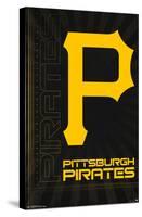 MLB Pittsburgh Pirates - Logo 16-Trends International-Stretched Canvas