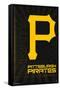 MLB Pittsburgh Pirates - Logo 16-Trends International-Framed Stretched Canvas
