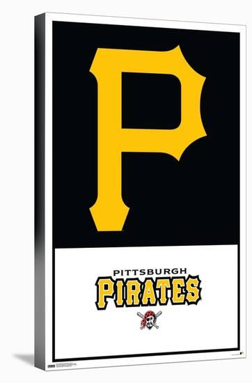 MLB Pittsburgh Pirates - Logo 22-Trends International-Stretched Canvas