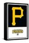 MLB Pittsburgh Pirates - Logo 22-Trends International-Framed Stretched Canvas