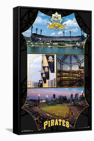 MLB Pittsburgh Pirates - PNC Park-Trends International-Framed Stretched Canvas