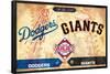 MLB Rivalries - Los Angeles Dodgers vs San Francisco Giants-Trends International-Framed Poster