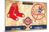 MLB Rivalries - New York Yankees vs Boston Red Sox-Trends International-Mounted Poster