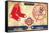 MLB Rivalries - New York Yankees vs Boston Red Sox-Trends International-Framed Stretched Canvas