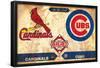 MLB Rivalries - St. Louis Cardinals vs Chicago Cubs-Trends International-Framed Poster