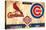 MLB Rivalries - St. Louis Cardinals vs Chicago Cubs-Trends International-Stretched Canvas