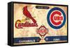 MLB Rivalries - St. Louis Cardinals vs Chicago Cubs-Trends International-Framed Stretched Canvas