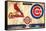 MLB Rivalries - St. Louis Cardinals vs Chicago Cubs-Trends International-Framed Stretched Canvas