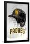 MLB San Diego Padres - Drip Helmet 22-Trends International-Framed Poster