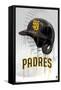 MLB San Diego Padres - Drip Helmet 22-Trends International-Framed Stretched Canvas