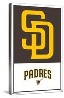 MLB San Diego Padres - Logo 22-Trends International-Stretched Canvas