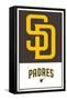 MLB San Diego Padres - Logo 22-Trends International-Framed Stretched Canvas