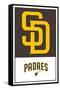 MLB San Diego Padres - Logo 22-Trends International-Framed Stretched Canvas