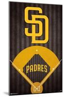 MLB San Diego Padres - Logo-Trends International-Mounted Poster