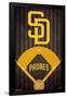 MLB San Diego Padres - Logo-Trends International-Framed Poster