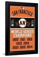 MLB San Francisco Giants - Champions-Trends International-Framed Poster
