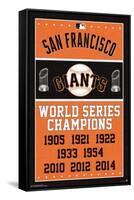 MLB San Francisco Giants - Champions-Trends International-Framed Stretched Canvas