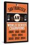 MLB San Francisco Giants - Champions-Trends International-Stretched Canvas