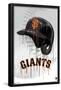 MLB San Francisco Giants - Drip Helmet 22-Trends International-Framed Poster