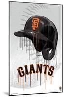 MLB San Francisco Giants - Drip Helmet 22-Trends International-Mounted Poster