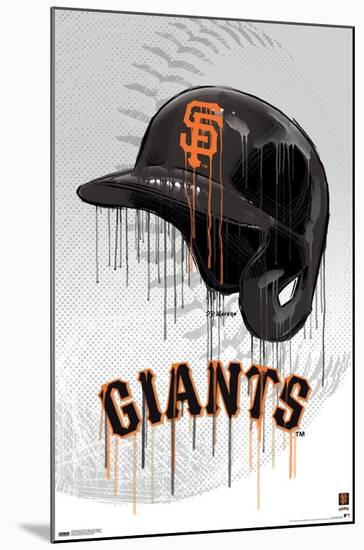 MLB San Francisco Giants - Drip Helmet 22-Trends International-Mounted Poster