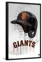 MLB San Francisco Giants - Drip Helmet 22-Trends International-Framed Poster