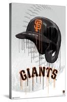 MLB San Francisco Giants - Drip Helmet 22-Trends International-Stretched Canvas