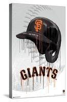MLB San Francisco Giants - Drip Helmet 22-Trends International-Stretched Canvas