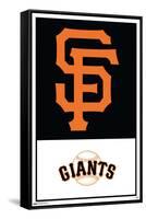 MLB San Francisco Giants - Logo 22-Trends International-Framed Stretched Canvas