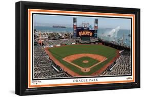 MLB San Francisco Giants - Oracle Park 22-Trends International-Framed Poster