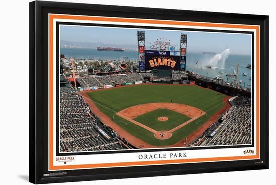 MLB San Francisco Giants - Oracle Park 22-Trends International-Framed Poster