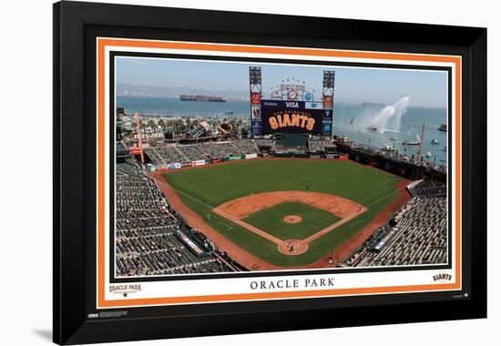 MLB San Francisco Giants - Oracle Park 22-Trends International-Framed Poster