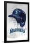 MLB Seattle Mariners - Drip Helmet 22-Trends International-Framed Poster