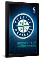 MLB Seattle Mariners - Logo 16-Trends International-Framed Poster