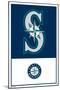 MLB Seattle Mariners - Logo 22-Trends International-Mounted Poster