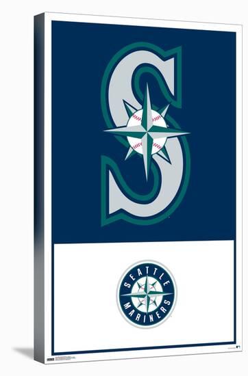 MLB Seattle Mariners - Logo 22-Trends International-Stretched Canvas