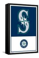 MLB Seattle Mariners - Logo 22-Trends International-Framed Stretched Canvas