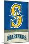 MLB Seattle Mariners - Retro Logo 18-Trends International-Mounted Poster