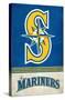 MLB Seattle Mariners - Retro Logo 18-Trends International-Stretched Canvas