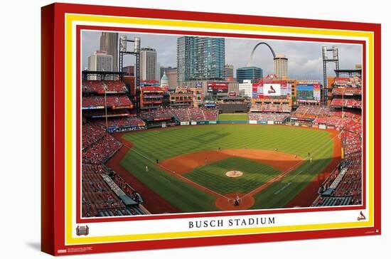 MLB St. Louis Cardinals - Busch Stadium 22-Trends International-Stretched Canvas