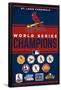 MLB St. Louis Cardinals - Champions 23-Trends International-Framed Poster