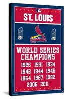 MLB St. Louis Cardinals - Champions-Trends International-Stretched Canvas