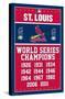 MLB St. Louis Cardinals - Champions-Trends International-Stretched Canvas