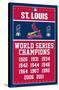 MLB St. Louis Cardinals - Champions-Trends International-Stretched Canvas