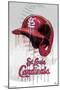 MLB St. Louis Cardinals - Drip Helmet 20-Trends International-Mounted Poster