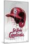 MLB St. Louis Cardinals - Drip Helmet 20-Trends International-Mounted Poster