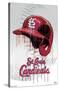 MLB St. Louis Cardinals - Drip Helmet 20-Trends International-Stretched Canvas