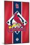MLB St. Louis Cardinals - Logo 15-Trends International-Mounted Poster